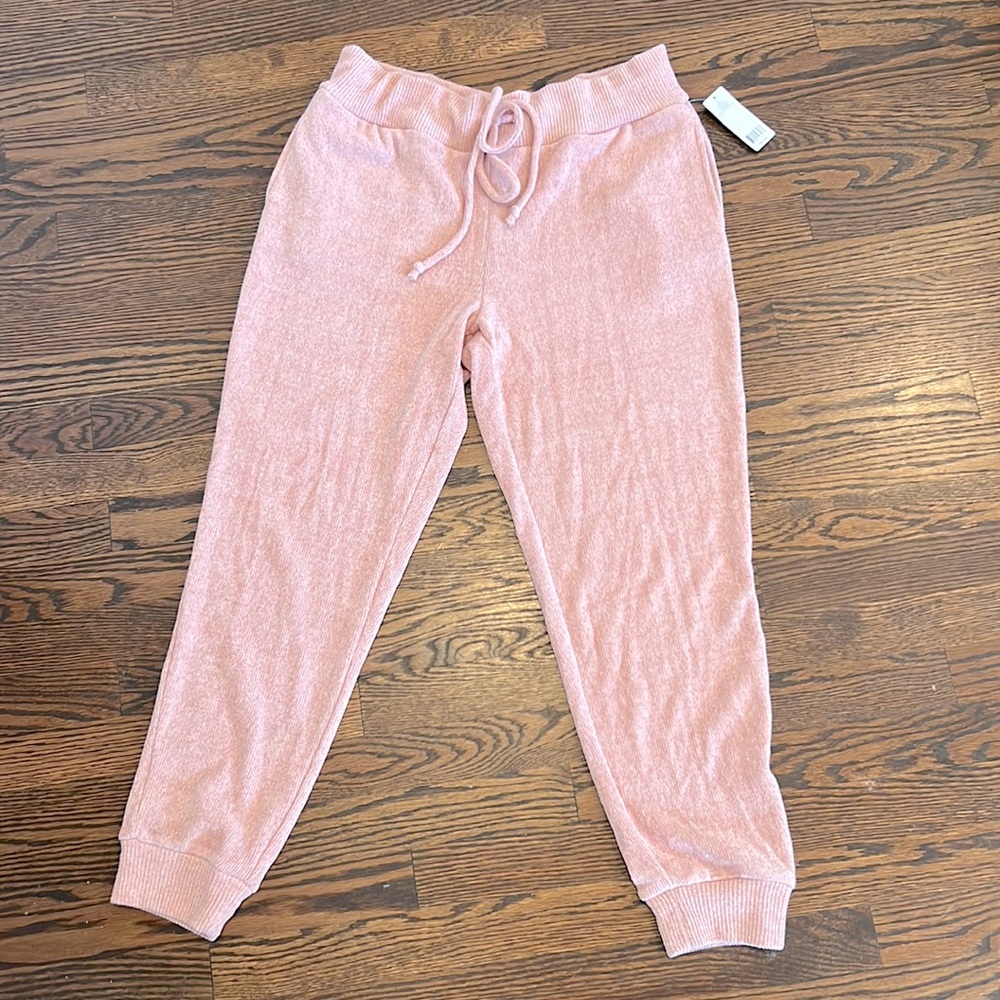 NWT Honeydew Lazy Daze joggers, pink, size L
